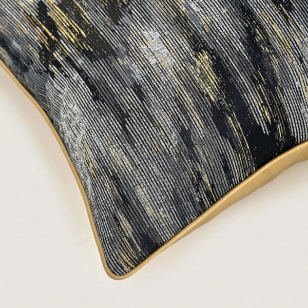 Funda de cojín Jacquard oscura (1)
