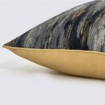 Funda de cojín Jacquard oscura (1)