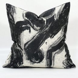 Funda Cojín Negra Jacquard (1)