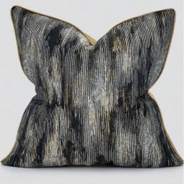 Funda de cojín Jacquard oscura (1)