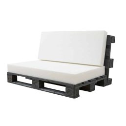 pack asiento y respaldo de espuma para sofá de palet